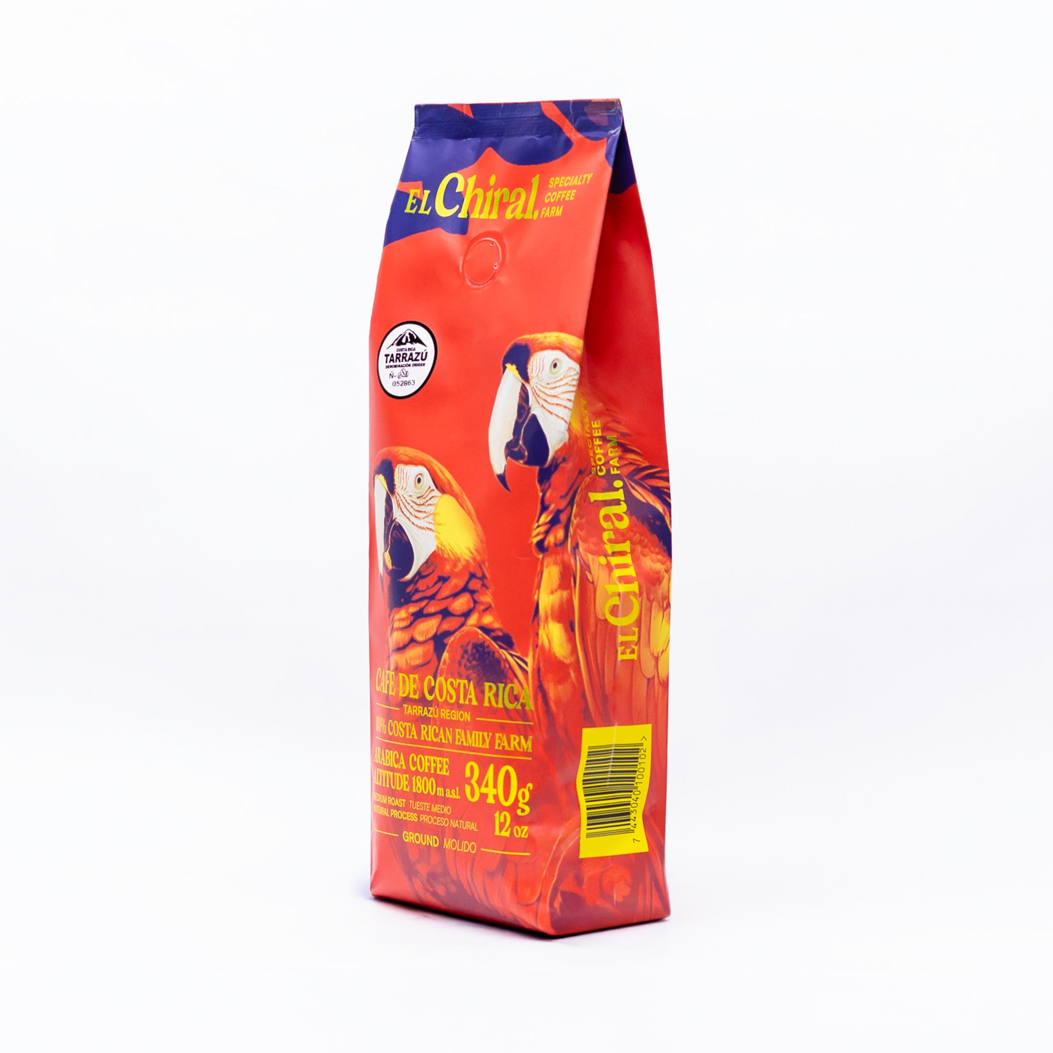Café El Chiral Tueste Medio Proceso Natural Tarrazú 340g(12oz)