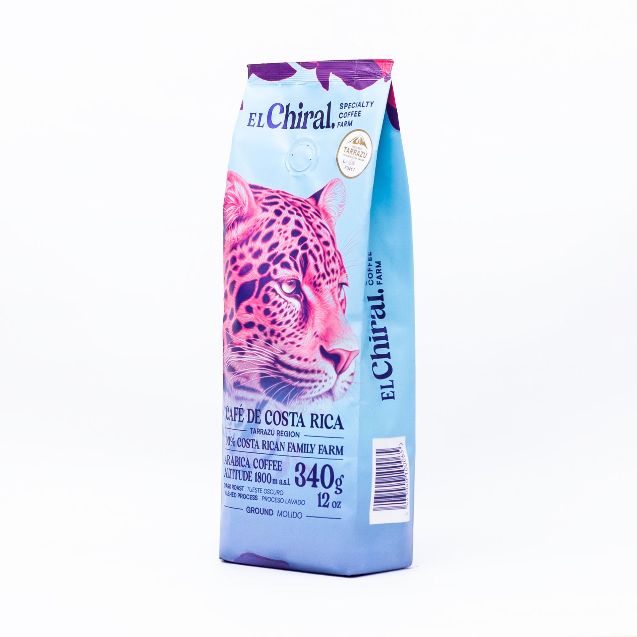 Café El Chiral Tueste Oscuro Proceso Lavado Tarrazú 340g(12oz)
