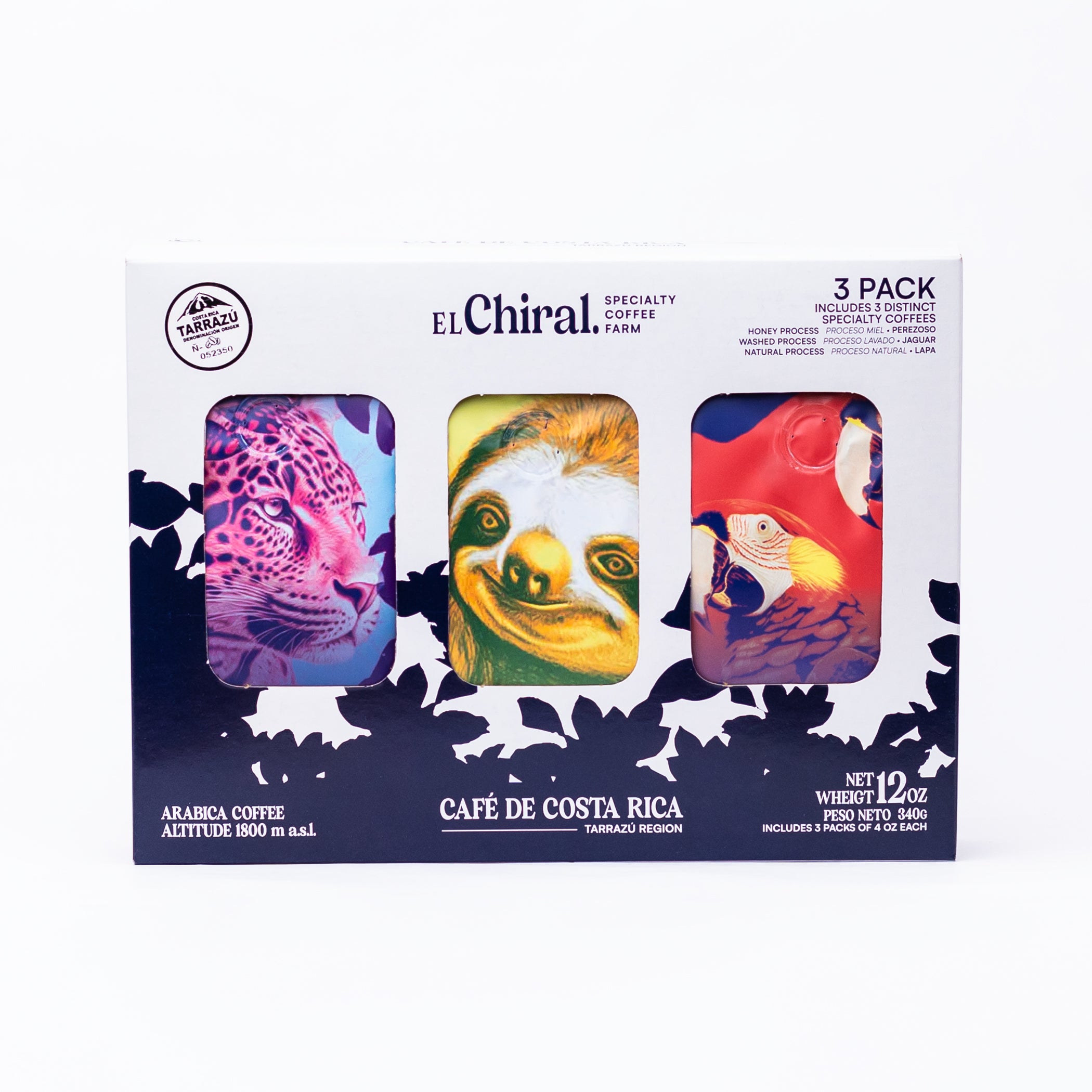 3Pack Café El Chiral Tarrazú 340g