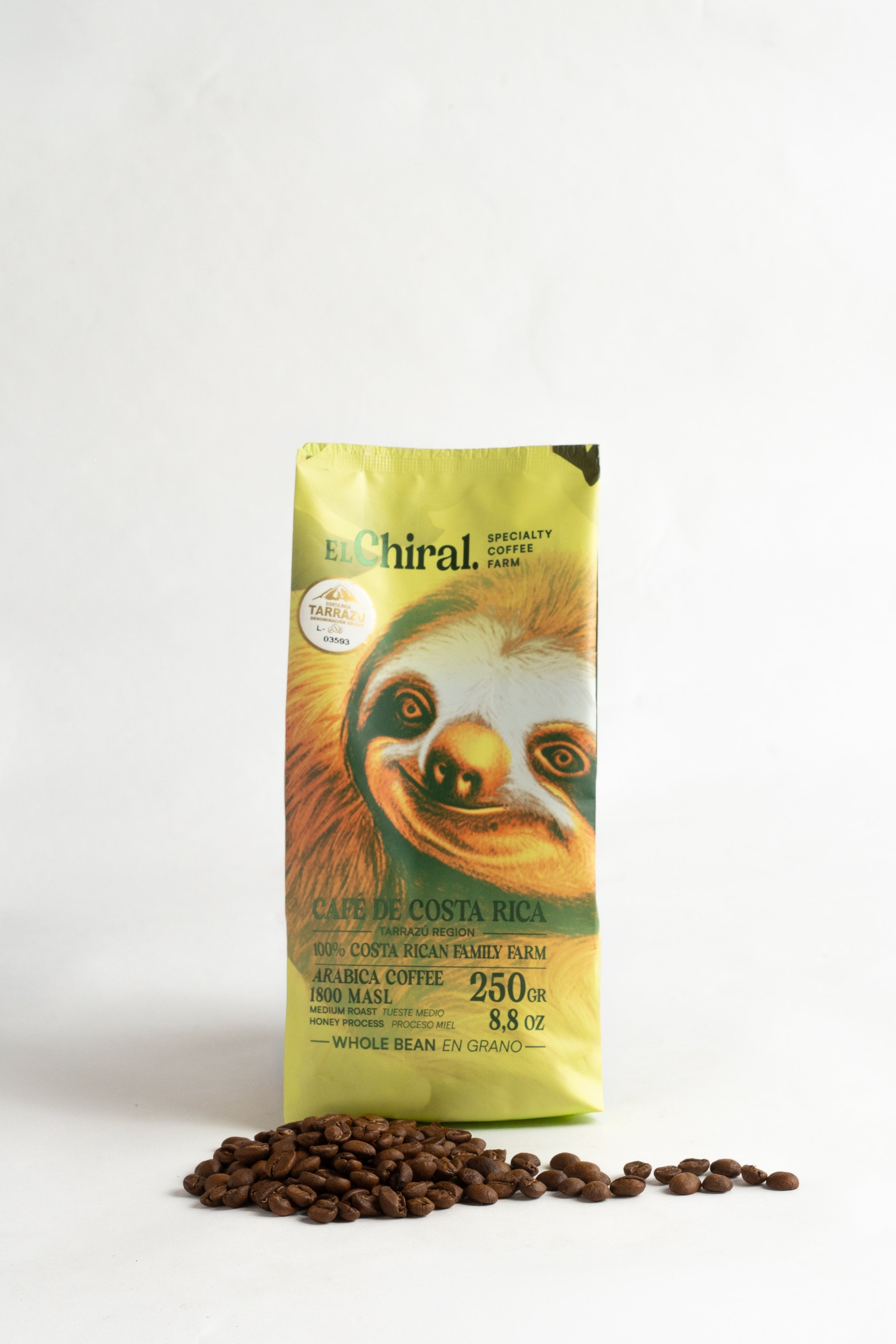 Café El Chiral Tueste Medio Proceso Miel Tarrazú – El Chiral