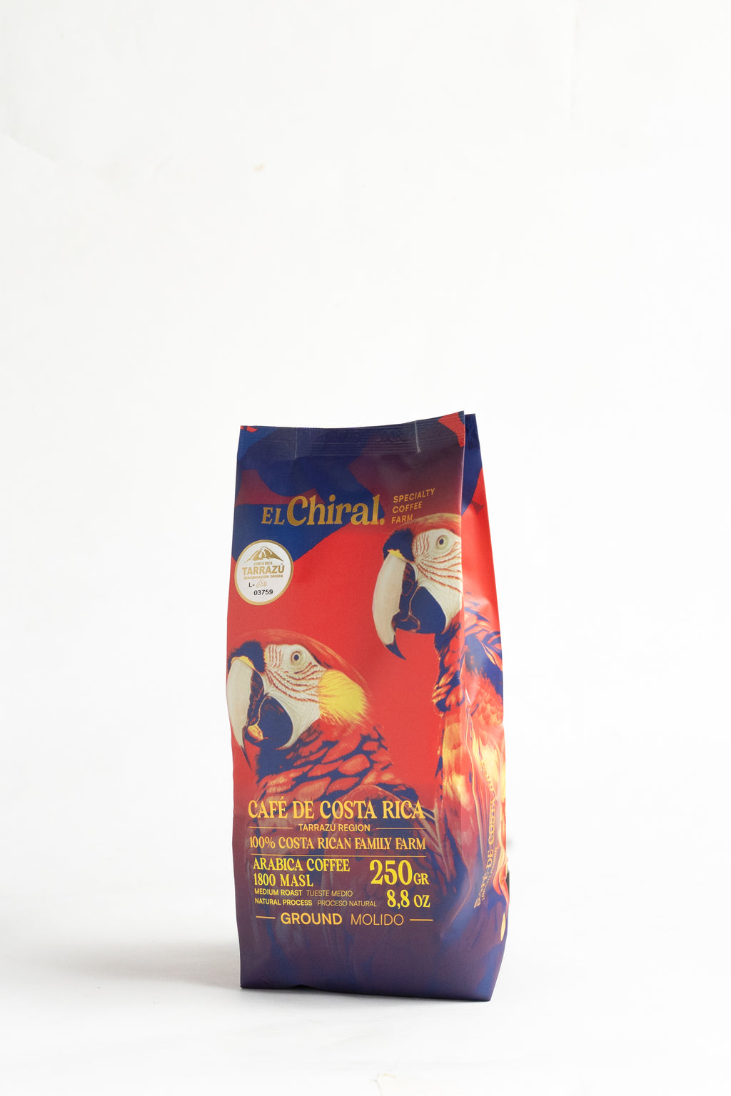 Café El Chiral Tueste Medio Proceso Natural Tarrazú 250g(8.8oz)