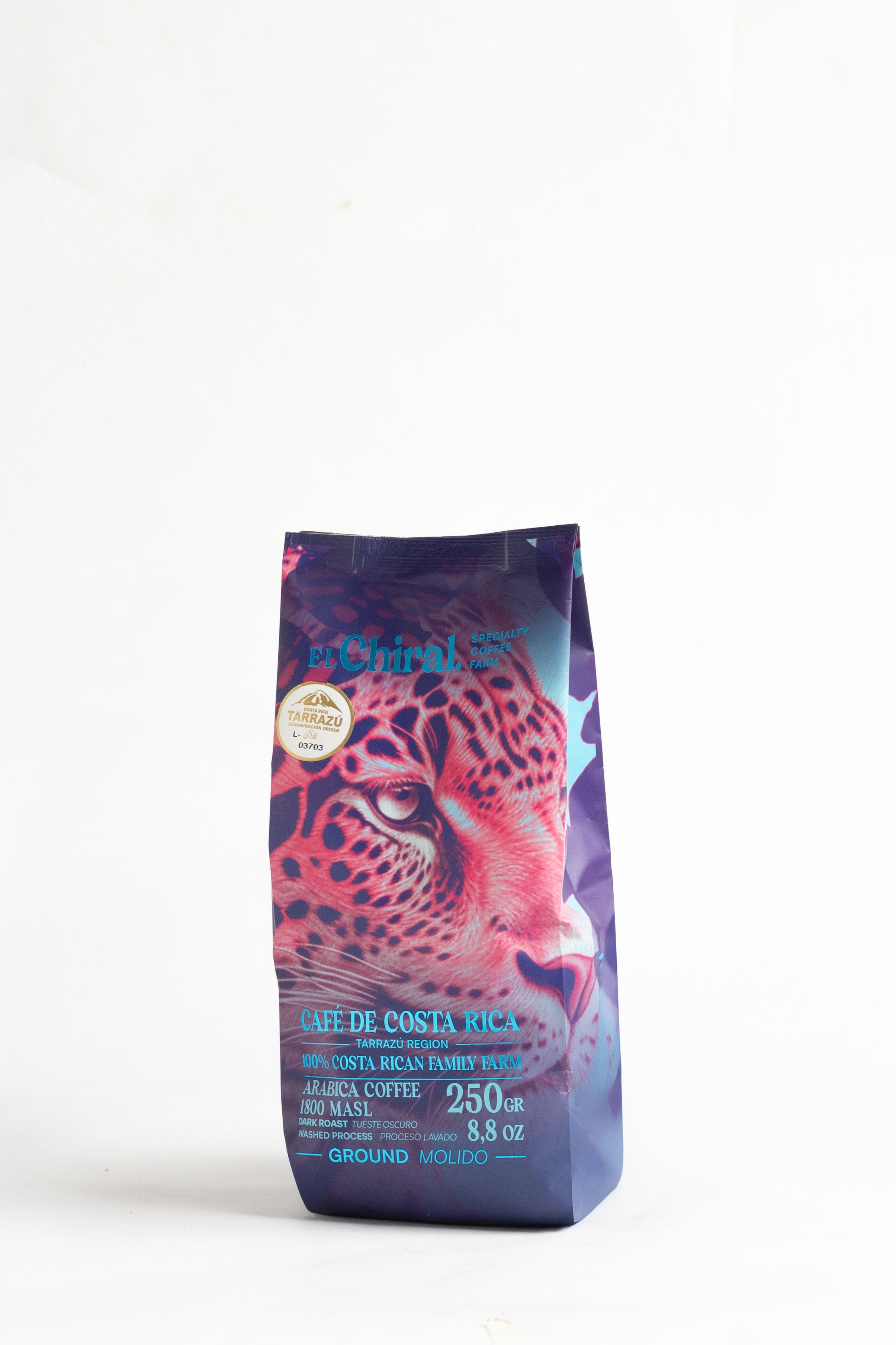 Café El Chiral Tueste Oscuro Proceso Lavado Tarrazú 250g(8.8oz)