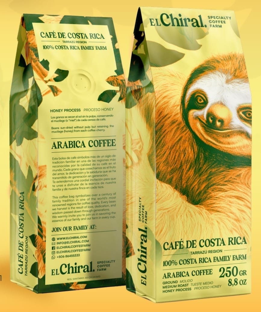 Café El Chiral Tueste Medio Proceso Miel Tarrazú