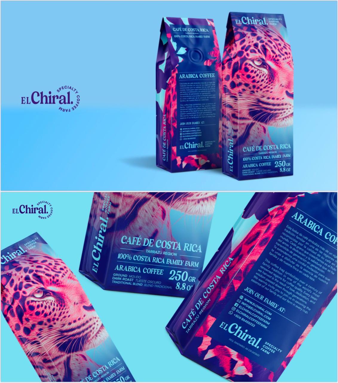 Café El Chiral Tueste Oscuro Proceso Lavado Tarrazú 250g(8.8oz)