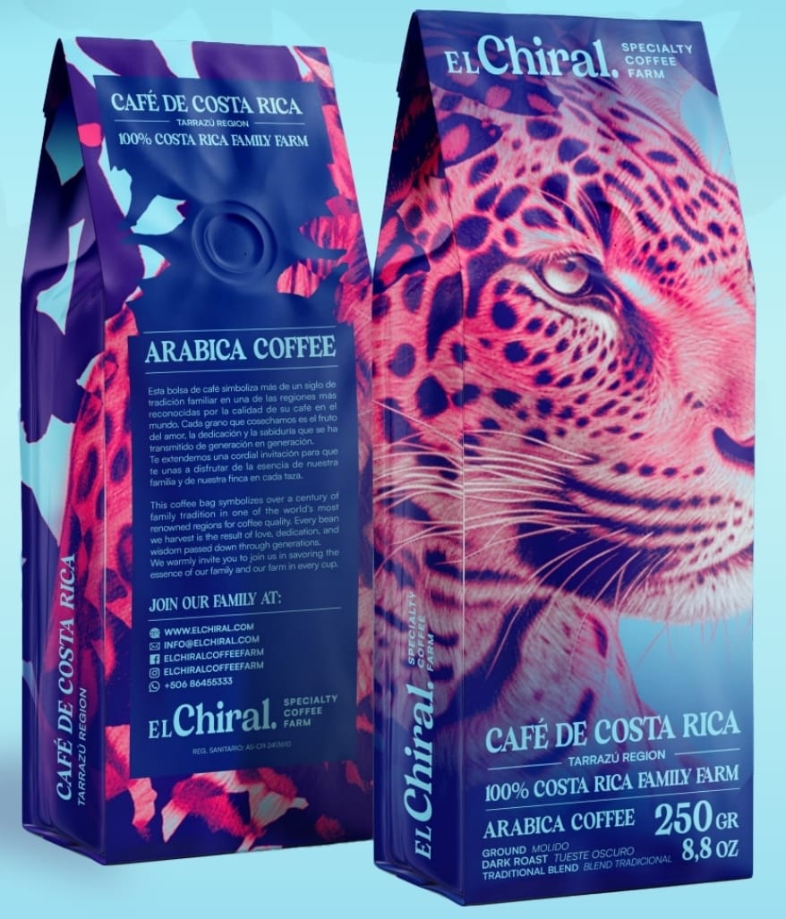 Café El Chiral Tueste Oscuro Proceso Lavado Tarrazú 250g(8.8oz)