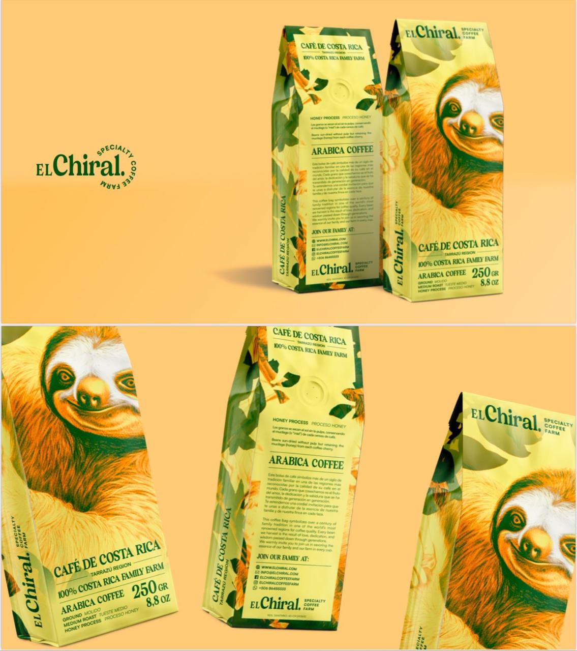 Café El Chiral Tueste Medio Proceso Miel Tarrazú